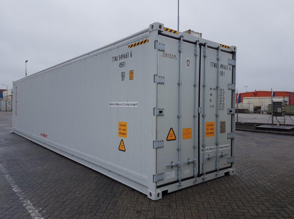 40ft High-Cube reefer container by Ibercontainer