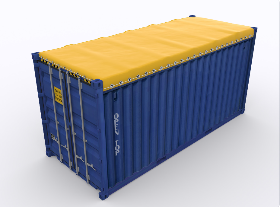 Open-top container – Image by Topae